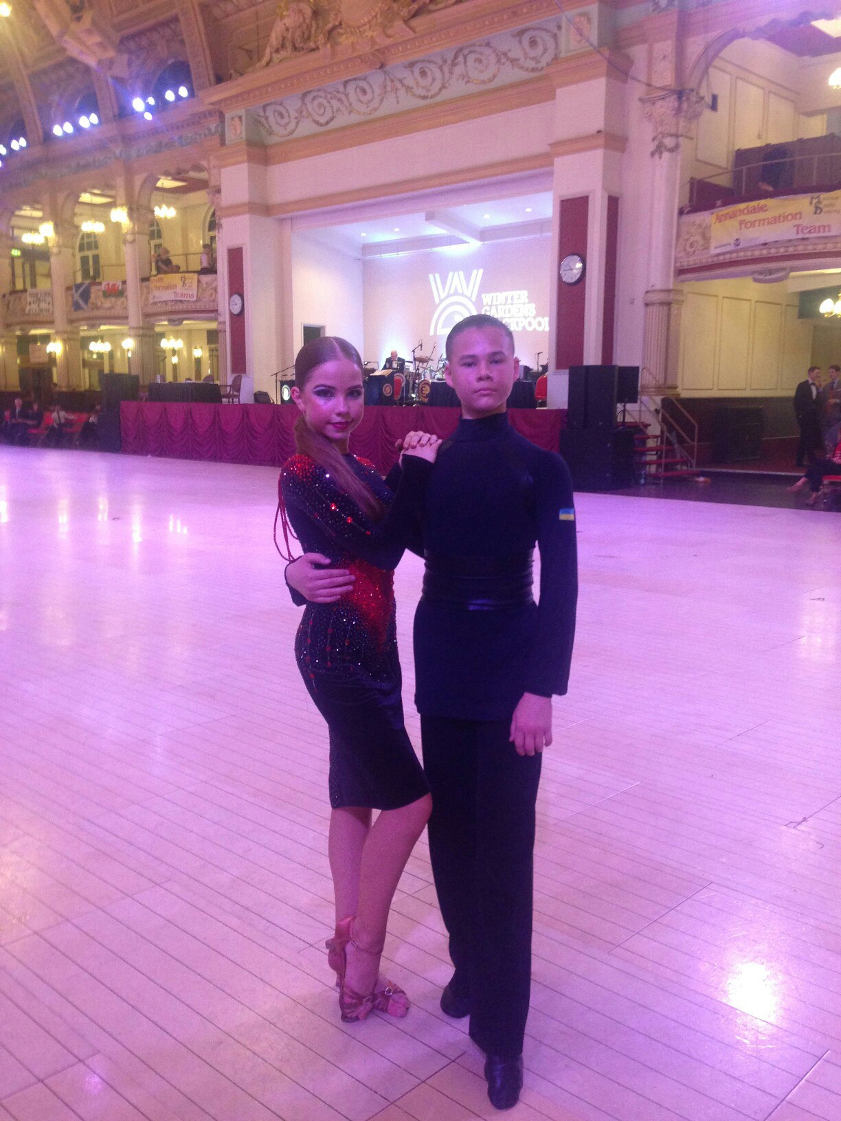 Me and my partner Alika at Blackpool competetion